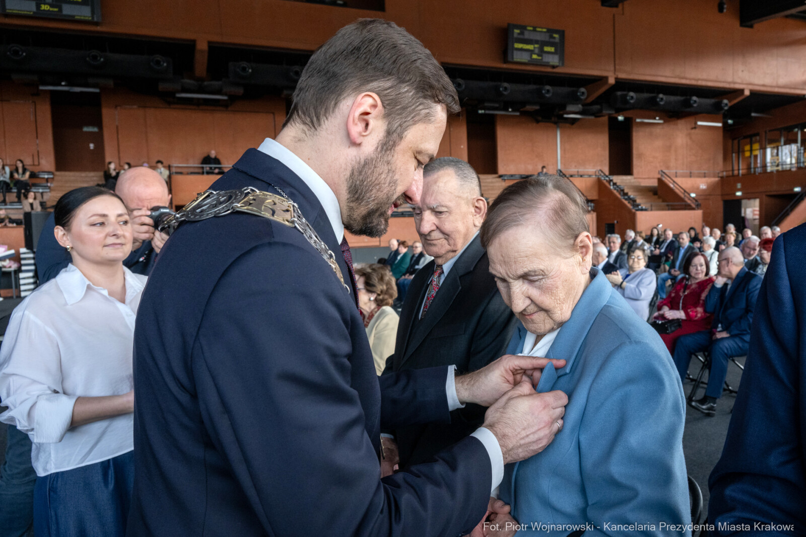 Miszalski, medale, seniorzy, Długoletnie Pożycie Małżeńskie, zdjęcia  Autor: Piotr Wojnarowski