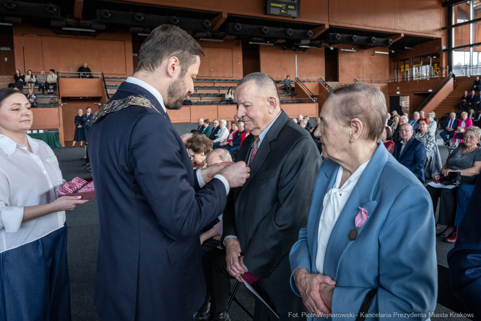 Miszalski, medale, seniorzy, Długoletnie Pożycie Małżeńskie, zdjęcia  Autor: Piotr Wojnarowski