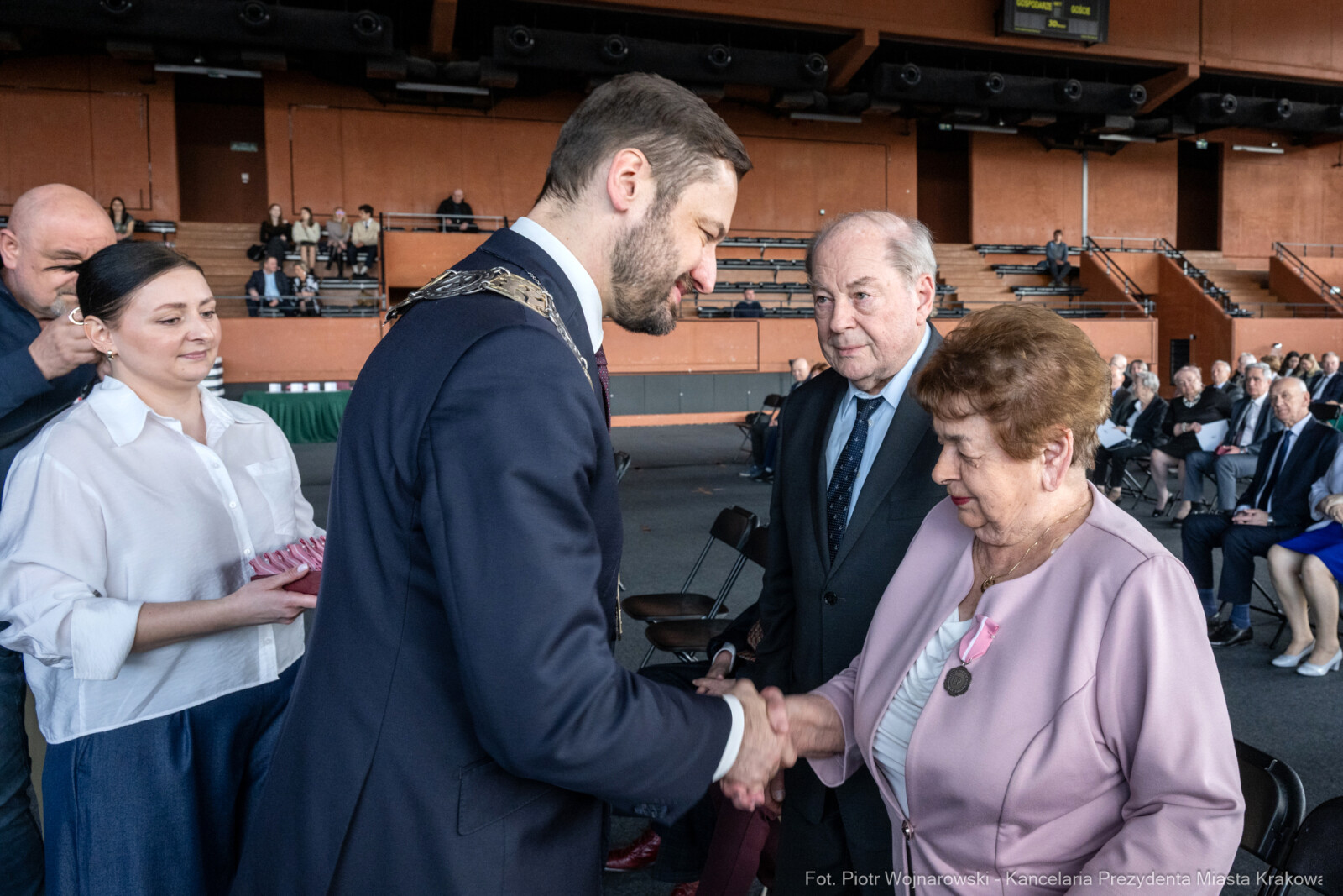 Miszalski, medale, seniorzy, Długoletnie Pożycie Małżeńskie, zdjęcia  Autor: Piotr Wojnarowski