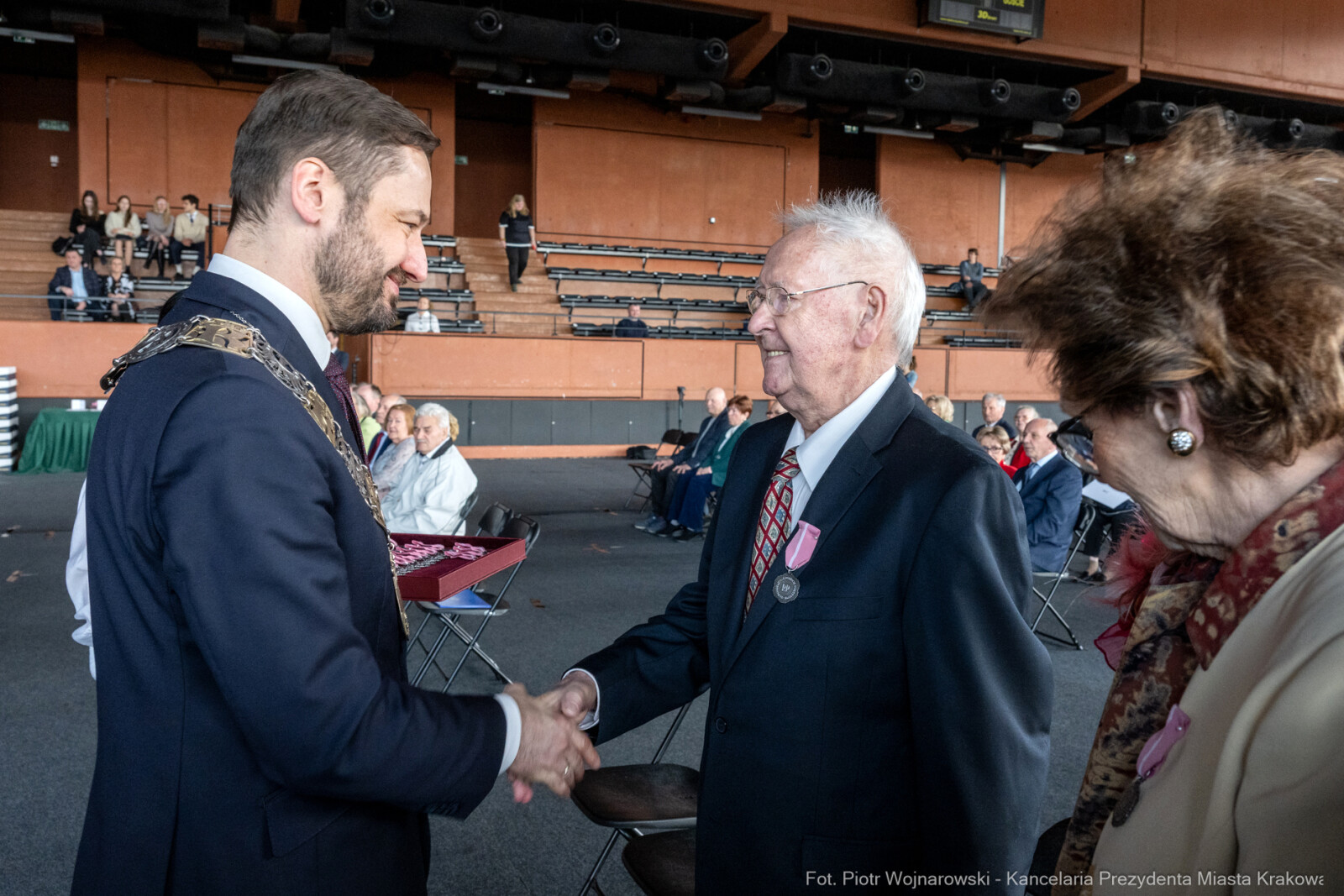 Miszalski, medale, seniorzy, Długoletnie Pożycie Małżeńskie, zdjęcia  Autor: Piotr Wojnarowski