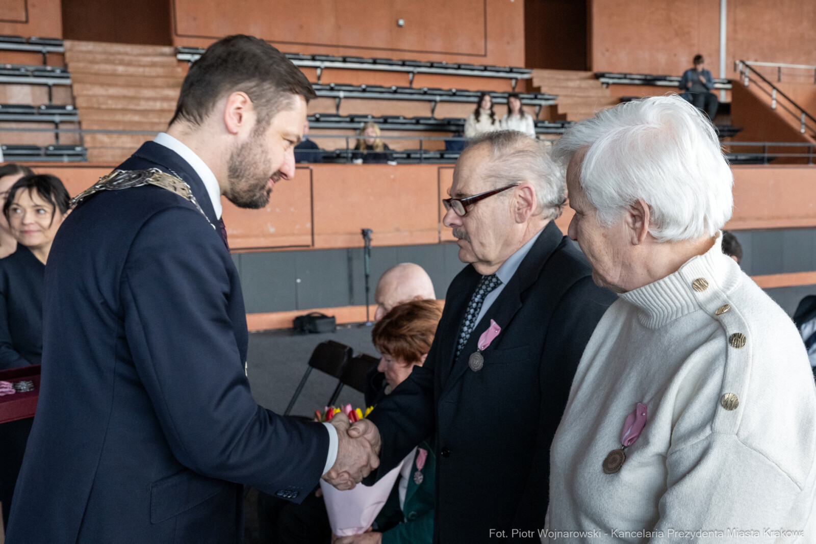 Miszalski, medale, seniorzy, Długoletnie Pożycie Małżeńskie, zdjęcia  Autor: Piotr Wojnarowski