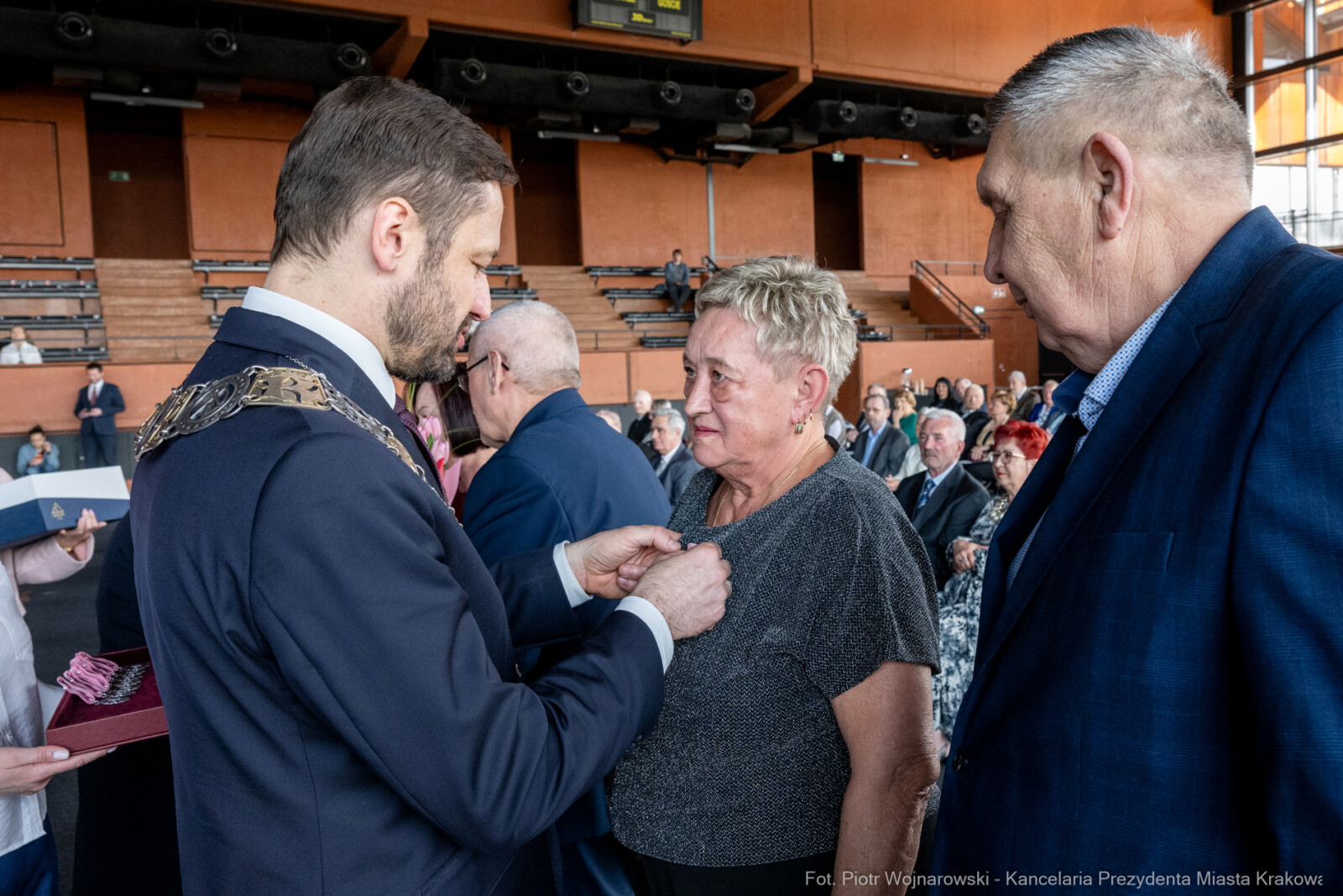 Miszalski, medale, seniorzy, Długoletnie Pożycie Małżeńskie, zdjęcia  Autor: Piotr Wojnarowski