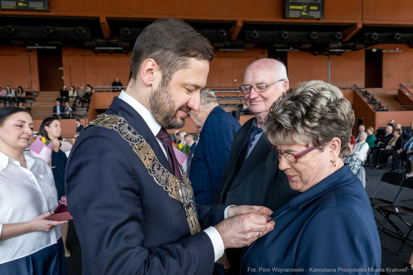 Miszalski, medale, seniorzy, Długoletnie Pożycie Małżeńskie, zdjęcia  Autor: Piotr Wojnarowski