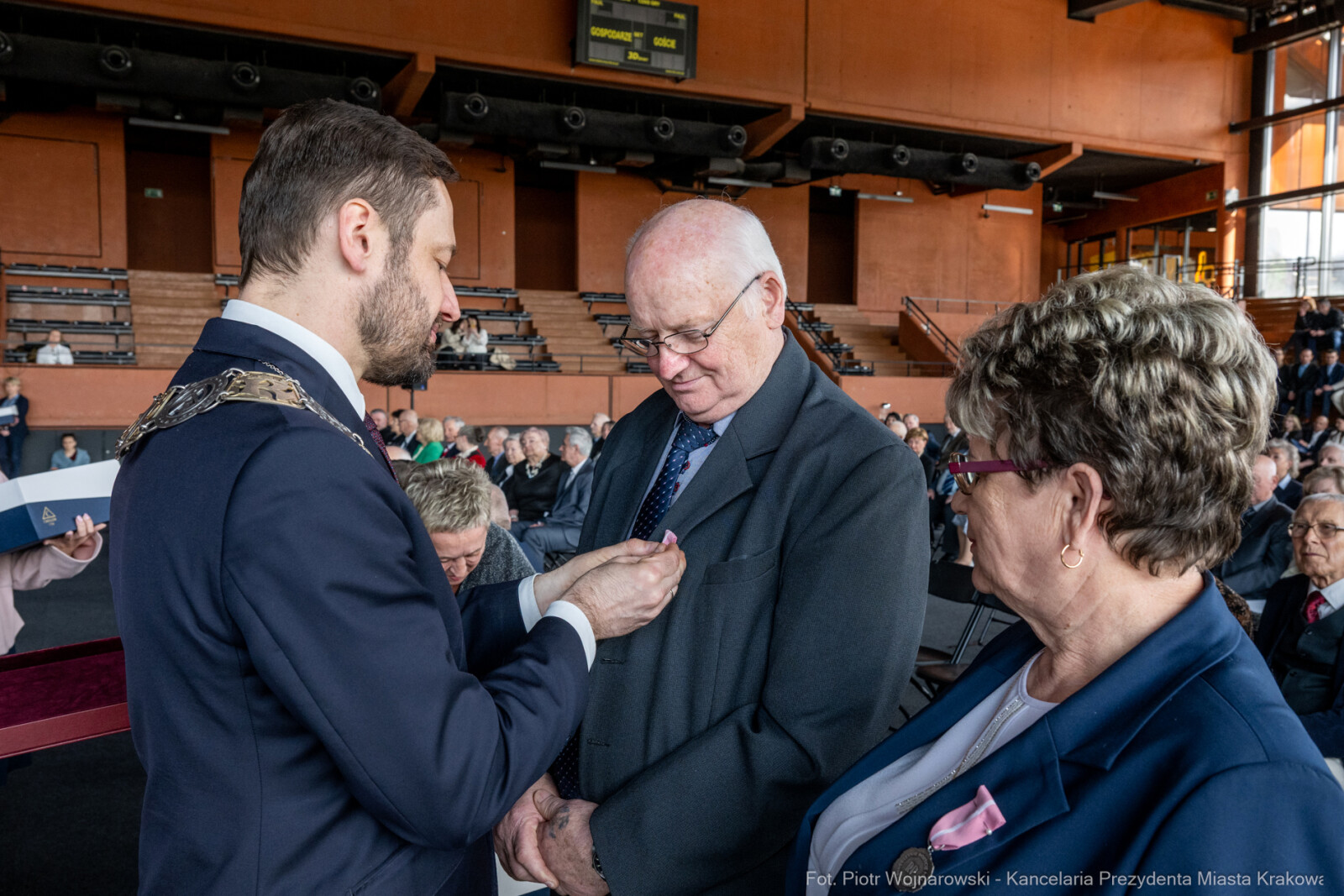 Miszalski, medale, seniorzy, Długoletnie Pożycie Małżeńskie, zdjęcia  Autor: Piotr Wojnarowski