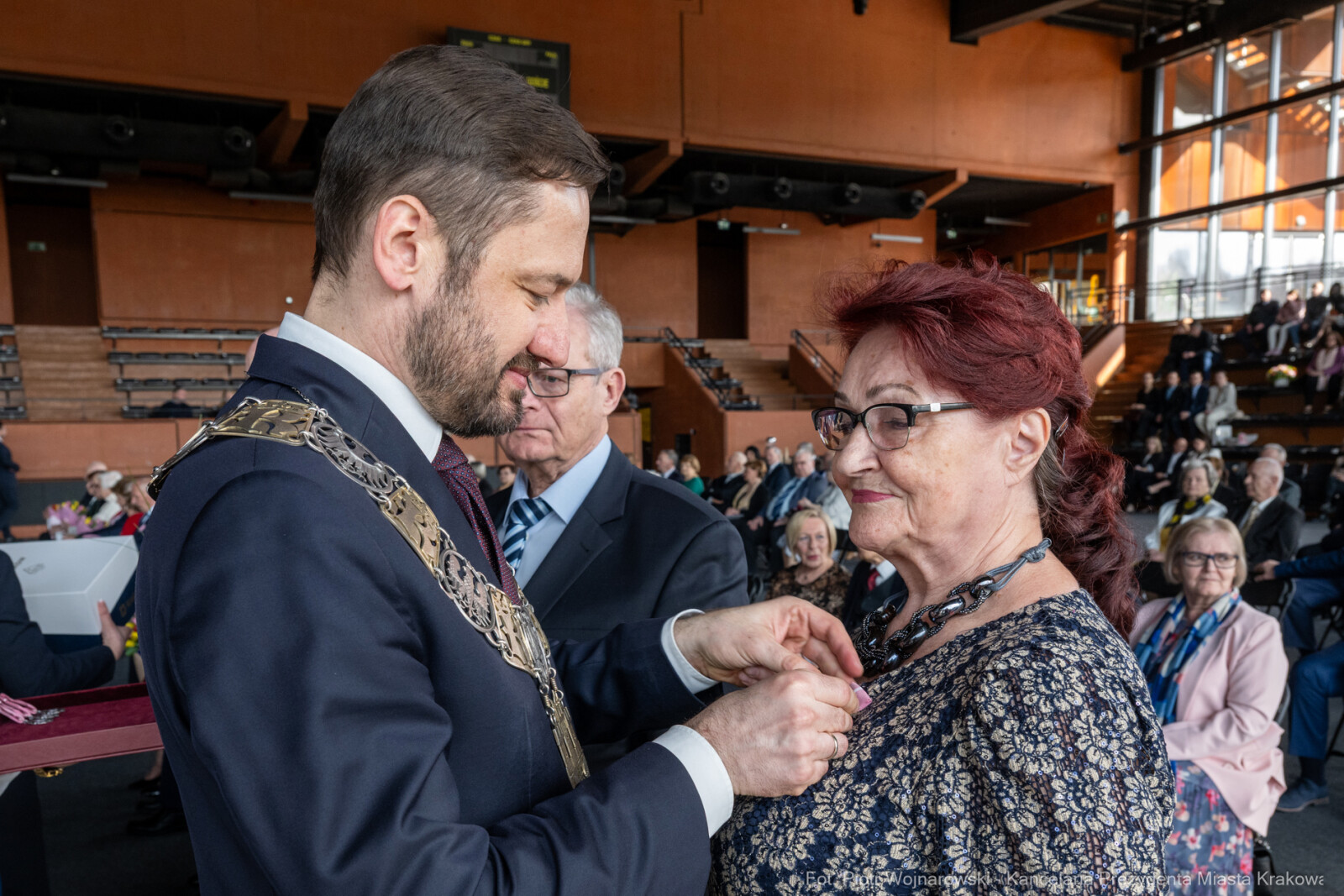 Miszalski, medale, seniorzy, Długoletnie Pożycie Małżeńskie, zdjęcia  Autor: Piotr Wojnarowski