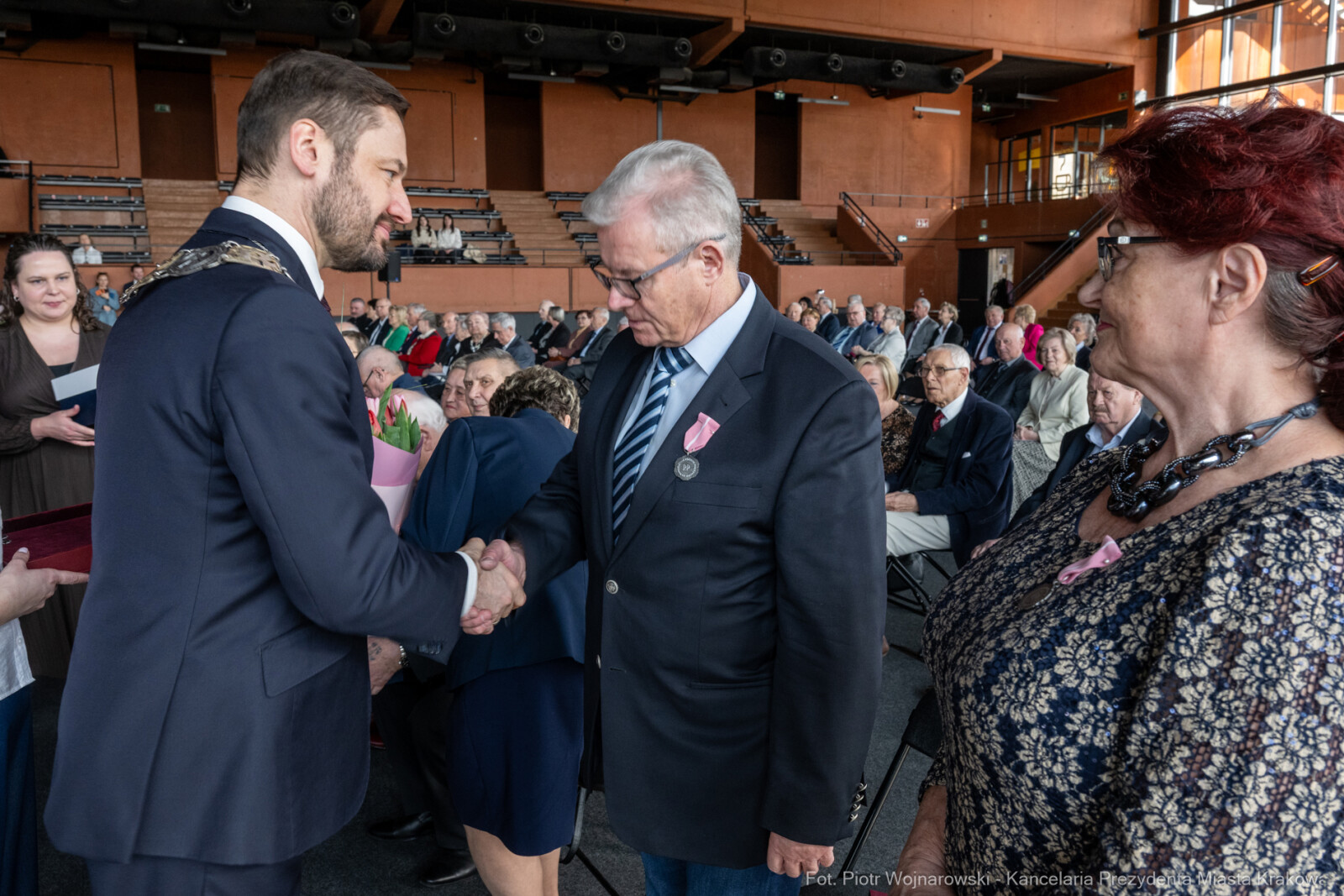 Miszalski, medale, seniorzy, Długoletnie Pożycie Małżeńskie, zdjęcia  Autor: Piotr Wojnarowski