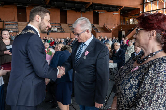 Miszalski, medale, seniorzy, Długoletnie Pożycie Małżeńskie, zdjęcia