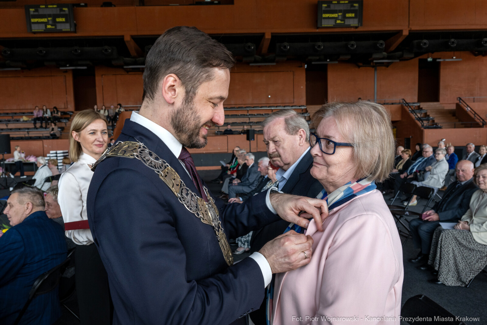 Miszalski, medale, seniorzy, Długoletnie Pożycie Małżeńskie, zdjęcia  Autor: Piotr Wojnarowski