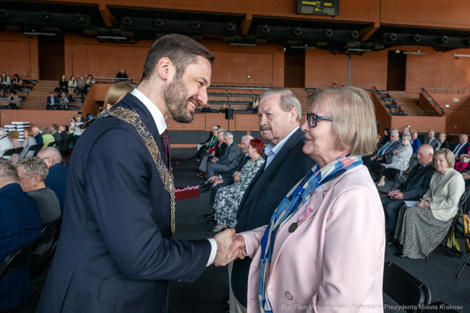 Miszalski, medale, seniorzy, Długoletnie Pożycie Małżeńskie, zdjęcia  Autor: Piotr Wojnarowski