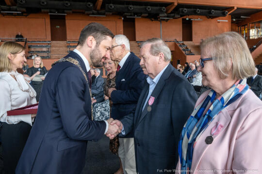 Miszalski, medale, seniorzy, Długoletnie Pożycie Małżeńskie, zdjęcia