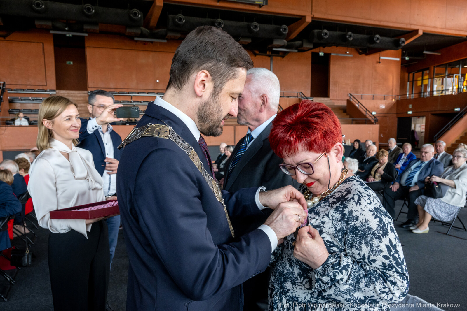 Miszalski, medale, seniorzy, Długoletnie Pożycie Małżeńskie, zdjęcia  Autor: Piotr Wojnarowski