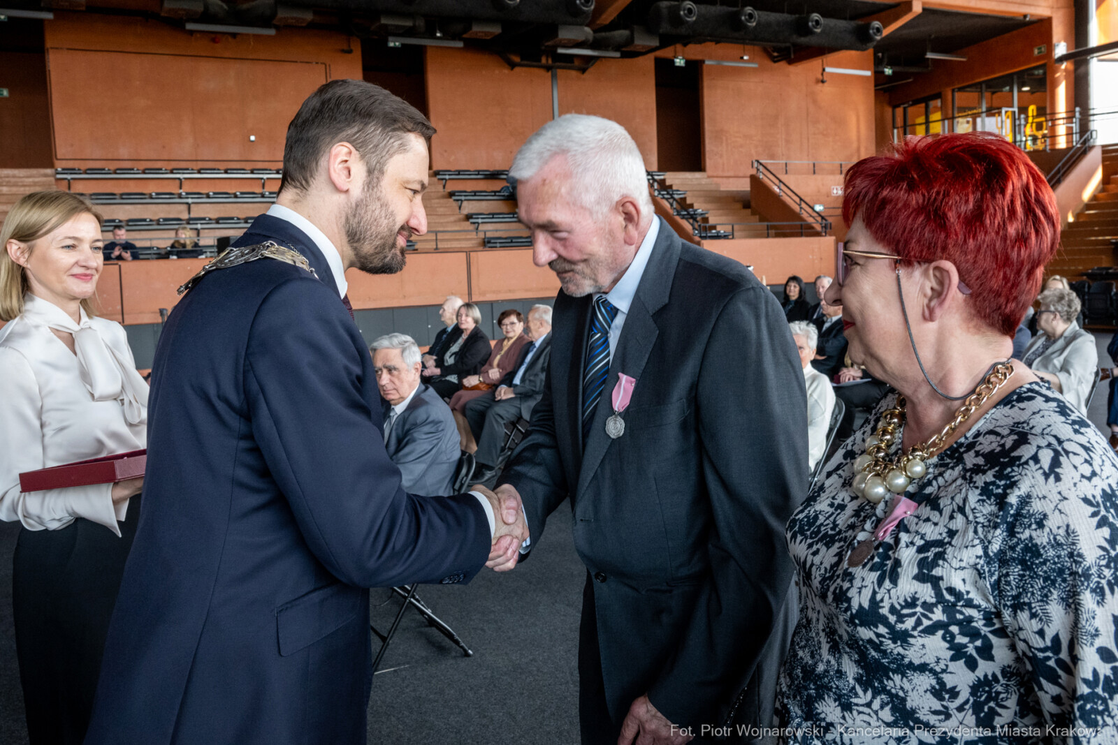 Miszalski, medale, seniorzy, Długoletnie Pożycie Małżeńskie, zdjęcia  Autor: Piotr Wojnarowski