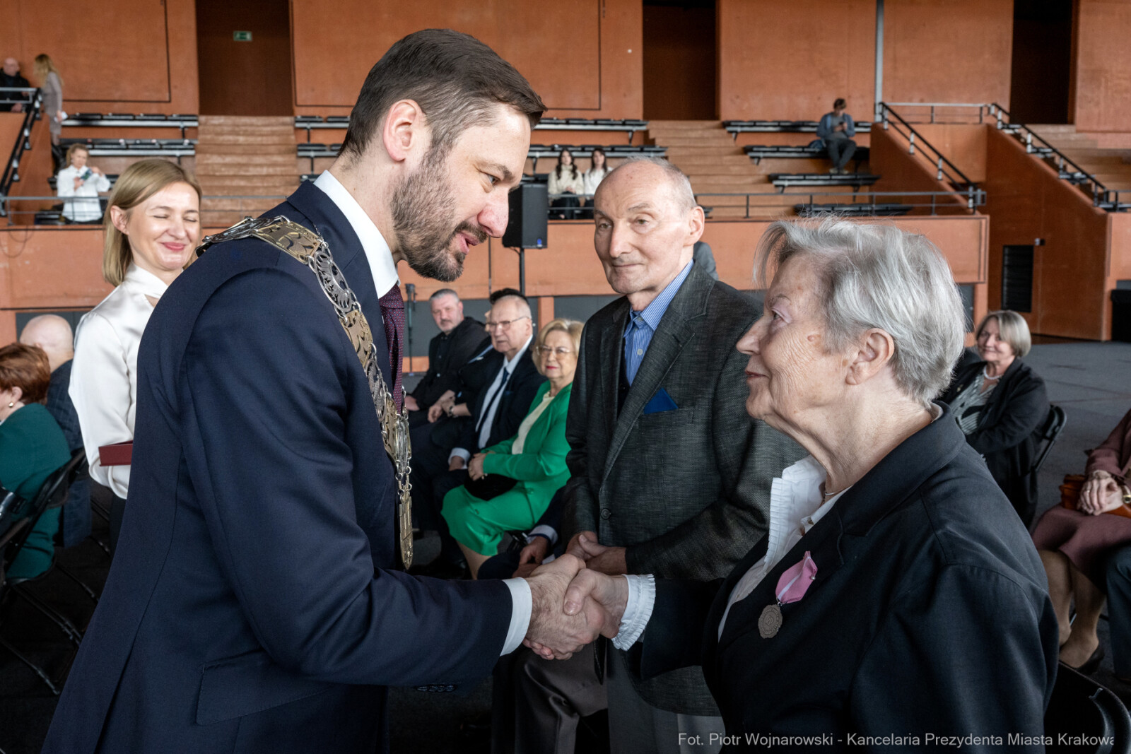 Miszalski, medale, seniorzy, Długoletnie Pożycie Małżeńskie, zdjęcia  Autor: Piotr Wojnarowski