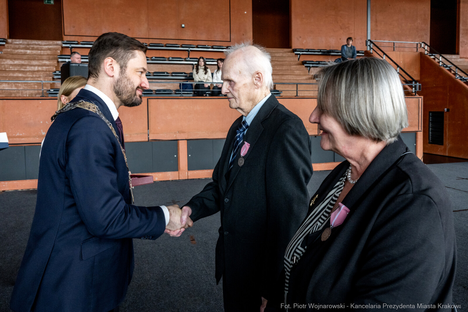 Miszalski, medale, seniorzy, Długoletnie Pożycie Małżeńskie, zdjęcia  Autor: Piotr Wojnarowski