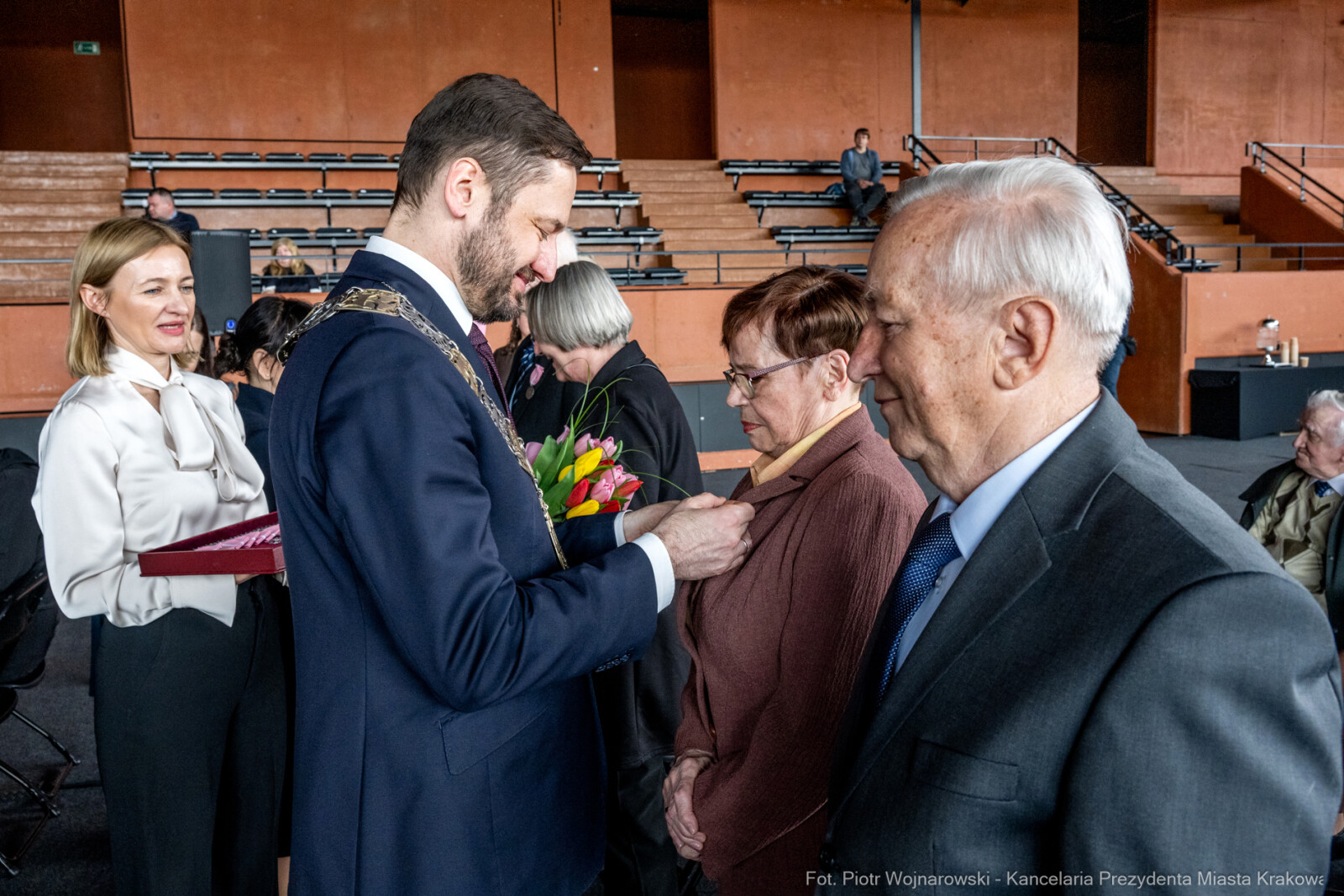 Miszalski, medale, seniorzy, Długoletnie Pożycie Małżeńskie, zdjęcia  Autor: Piotr Wojnarowski