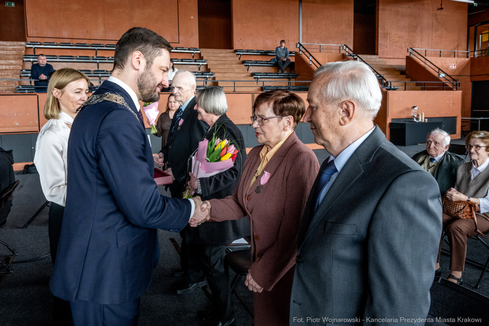 Miszalski, medale, seniorzy, Długoletnie Pożycie Małżeńskie, zdjęcia  Autor: Piotr Wojnarowski