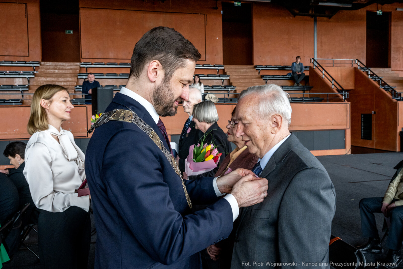 Miszalski, medale, seniorzy, Długoletnie Pożycie Małżeńskie, zdjęcia  Autor: Piotr Wojnarowski