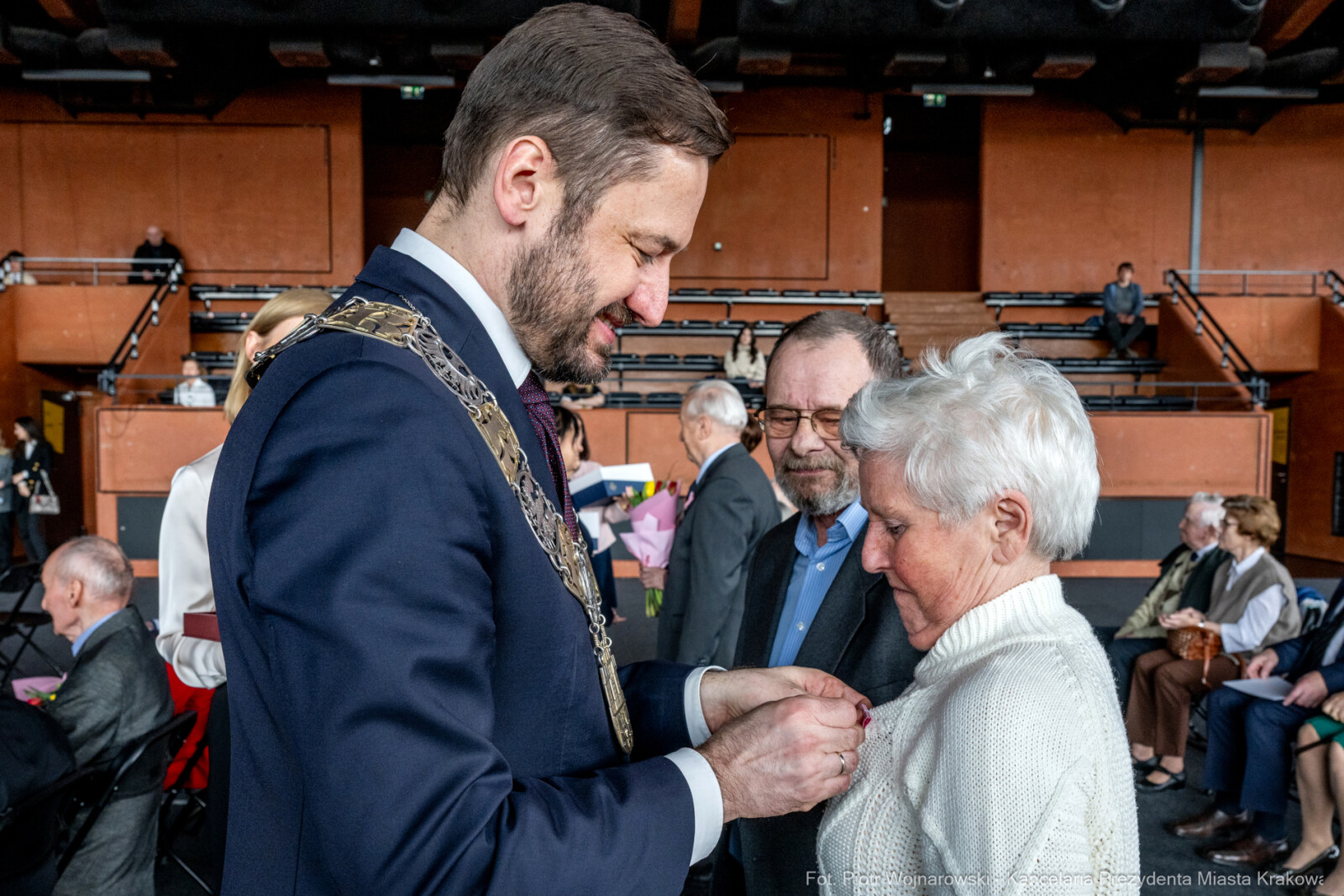 Miszalski, medale, seniorzy, Długoletnie Pożycie Małżeńskie, zdjęcia  Autor: Piotr Wojnarowski