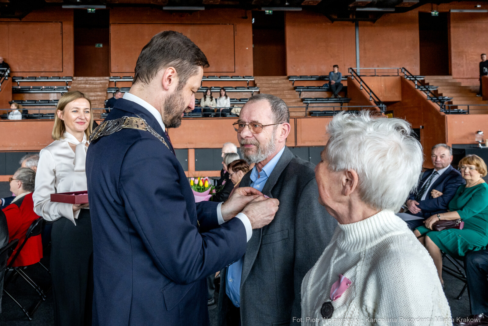 Miszalski, medale, seniorzy, Długoletnie Pożycie Małżeńskie, zdjęcia  Autor: Piotr Wojnarowski