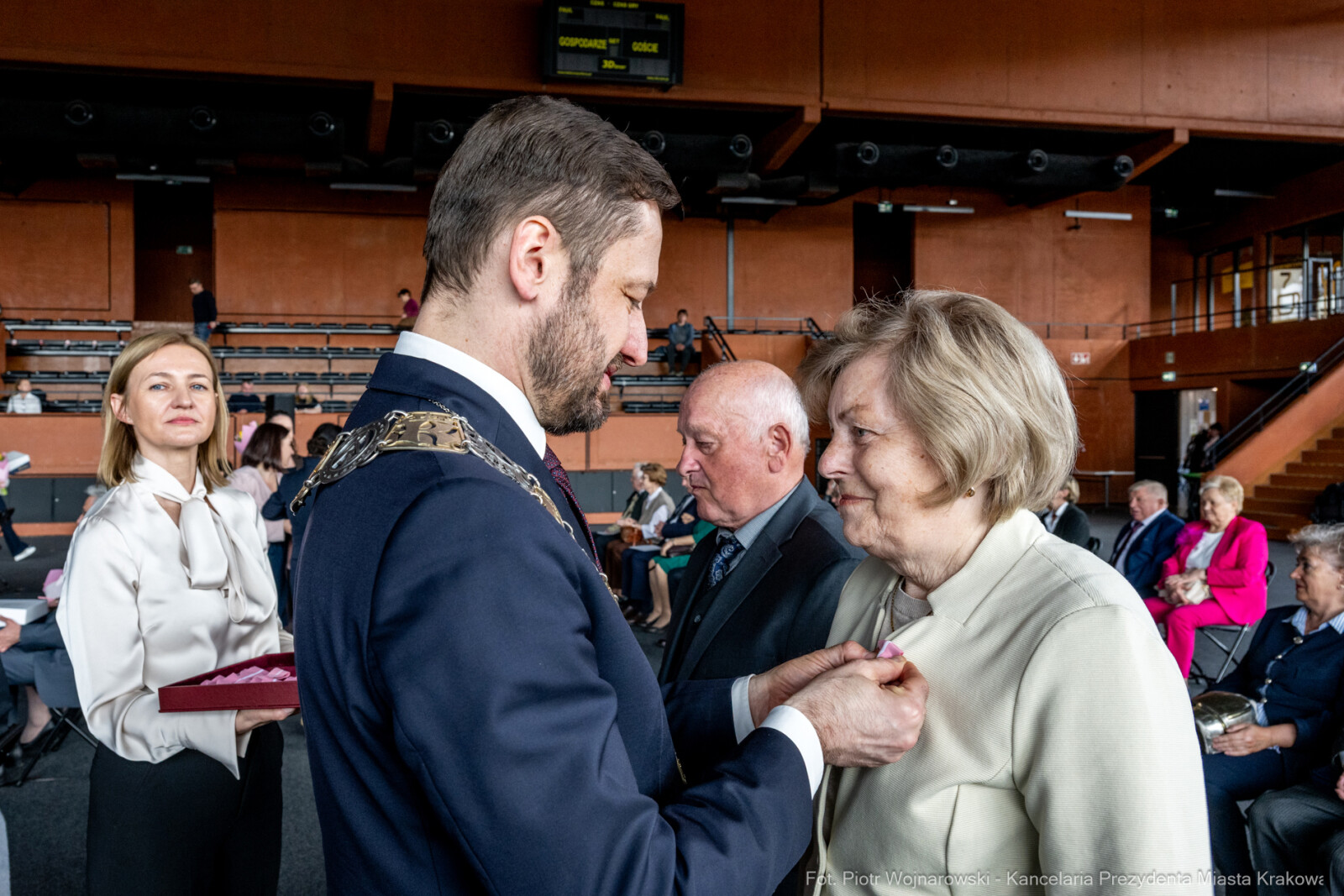 Miszalski, medale, seniorzy, Długoletnie Pożycie Małżeńskie, zdjęcia  Autor: Piotr Wojnarowski