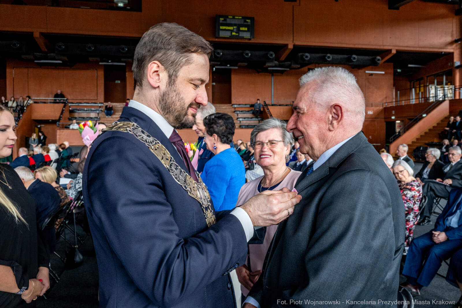 Miszalski, medale, seniorzy, Długoletnie Pożycie Małżeńskie, zdjęcia  Autor: Piotr Wojnarowski