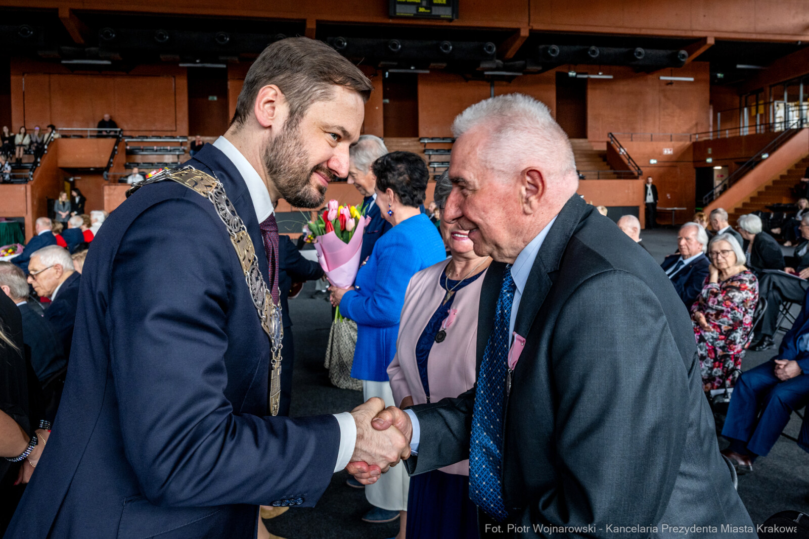 Miszalski, medale, seniorzy, Długoletnie Pożycie Małżeńskie, zdjęcia  Autor: Piotr Wojnarowski