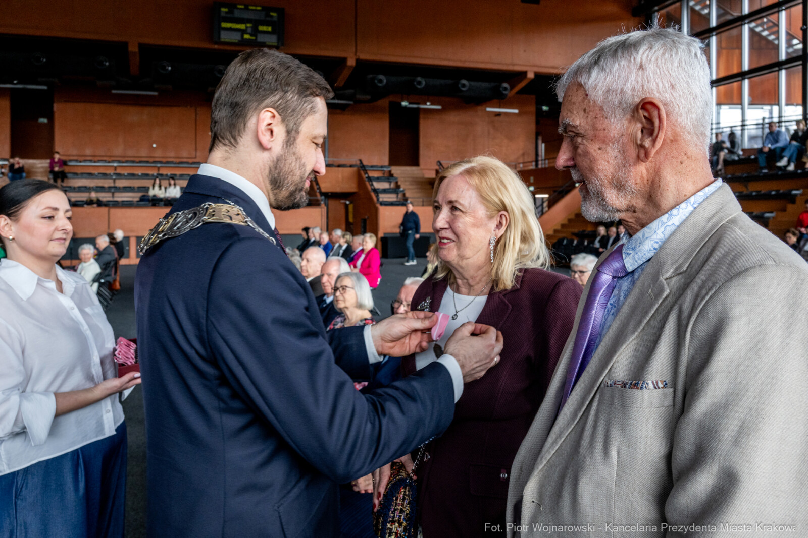 Miszalski, medale, seniorzy, Długoletnie Pożycie Małżeńskie, zdjęcia  Autor: Piotr Wojnarowski