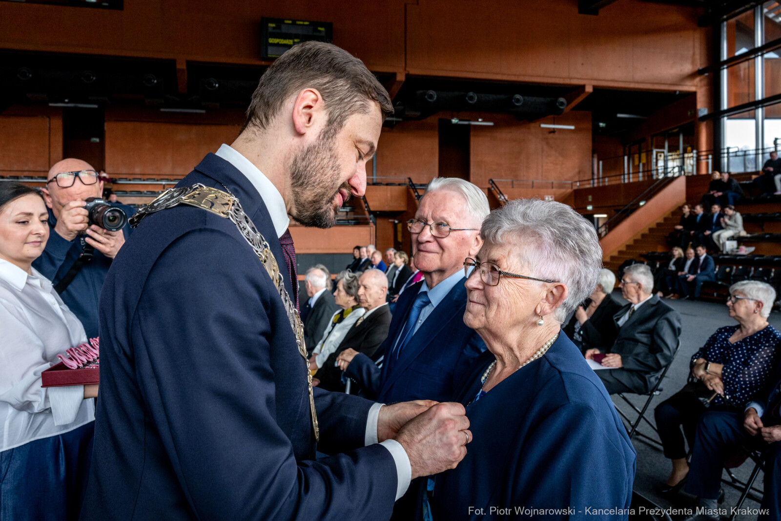 Miszalski, medale, seniorzy, Długoletnie Pożycie Małżeńskie, zdjęcia  Autor: Piotr Wojnarowski