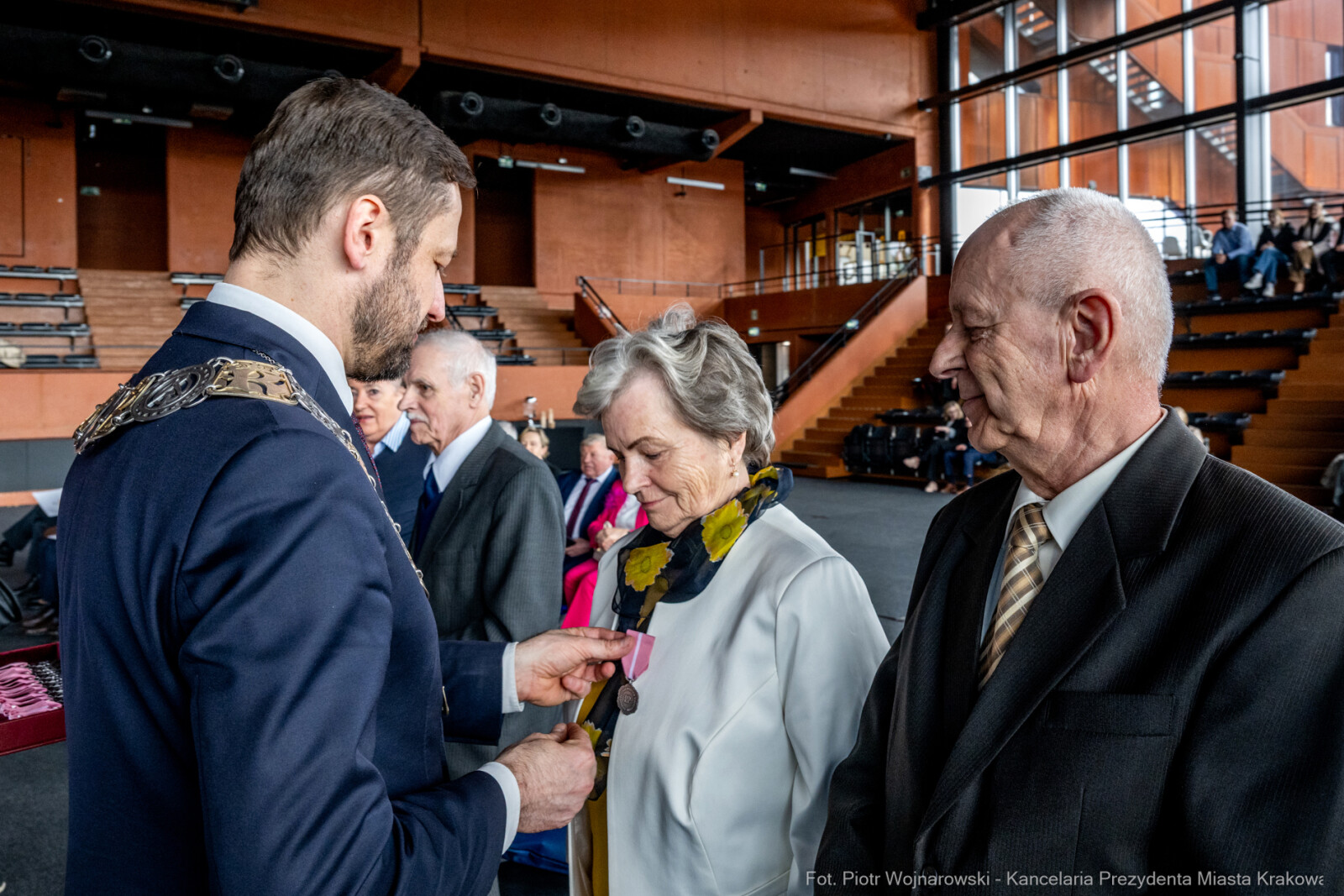 Miszalski, medale, seniorzy, Długoletnie Pożycie Małżeńskie, zdjęcia  Autor: Piotr Wojnarowski