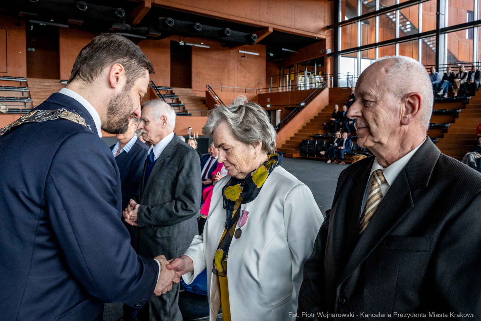 Miszalski, medale, seniorzy, Długoletnie Pożycie Małżeńskie, zdjęcia  Autor: Piotr Wojnarowski