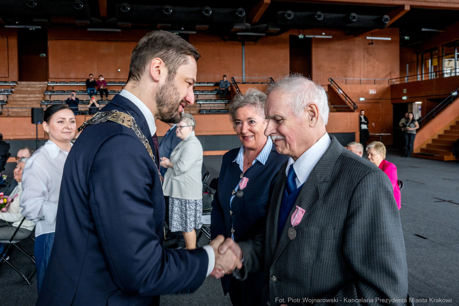 Miszalski, medale, seniorzy, Długoletnie Pożycie Małżeńskie, zdjęcia  Autor: Piotr Wojnarowski