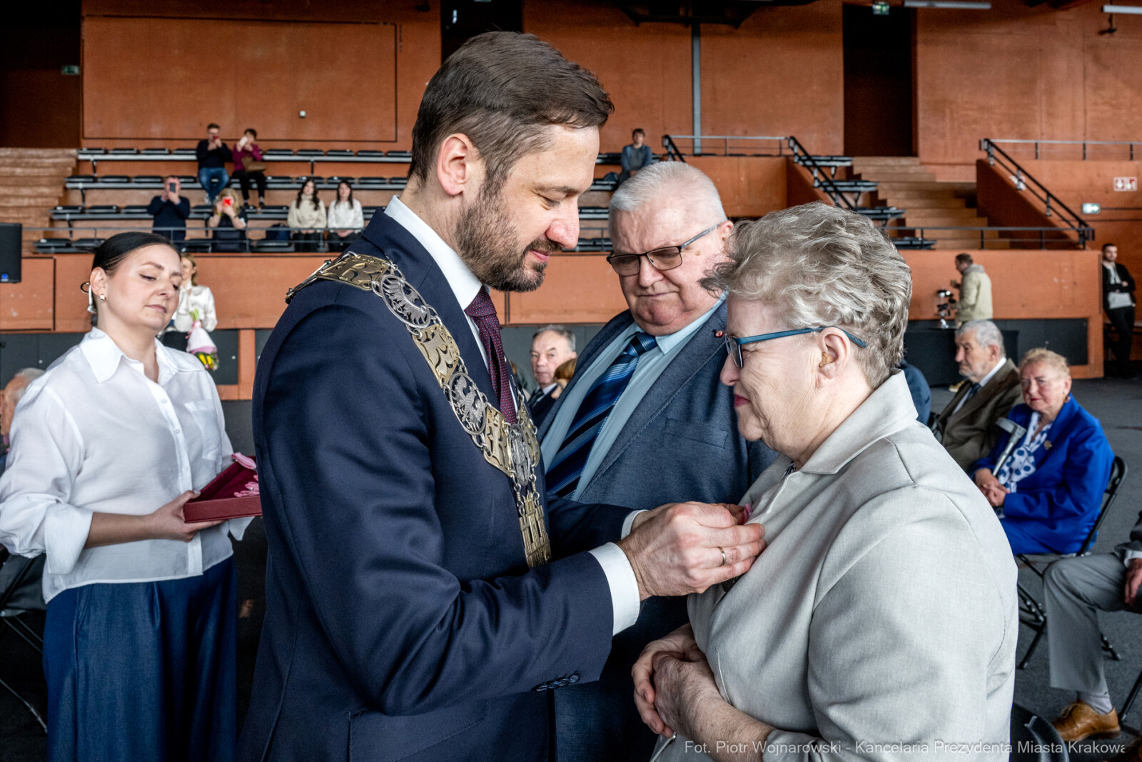 Miszalski, medale, seniorzy, Długoletnie Pożycie Małżeńskie, zdjęcia  Autor: Piotr Wojnarowski