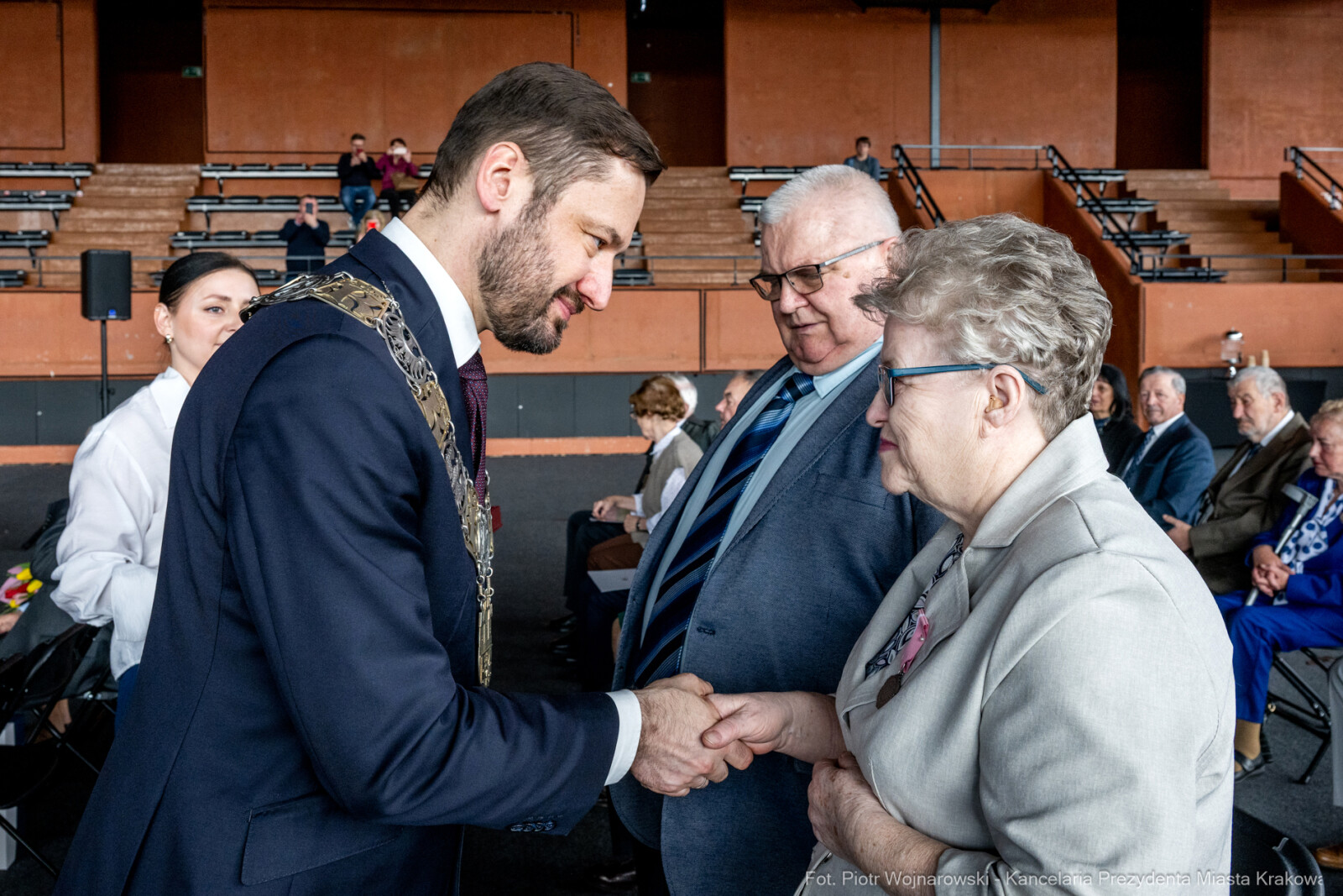 Miszalski, medale, seniorzy, Długoletnie Pożycie Małżeńskie, zdjęcia  Autor: Piotr Wojnarowski