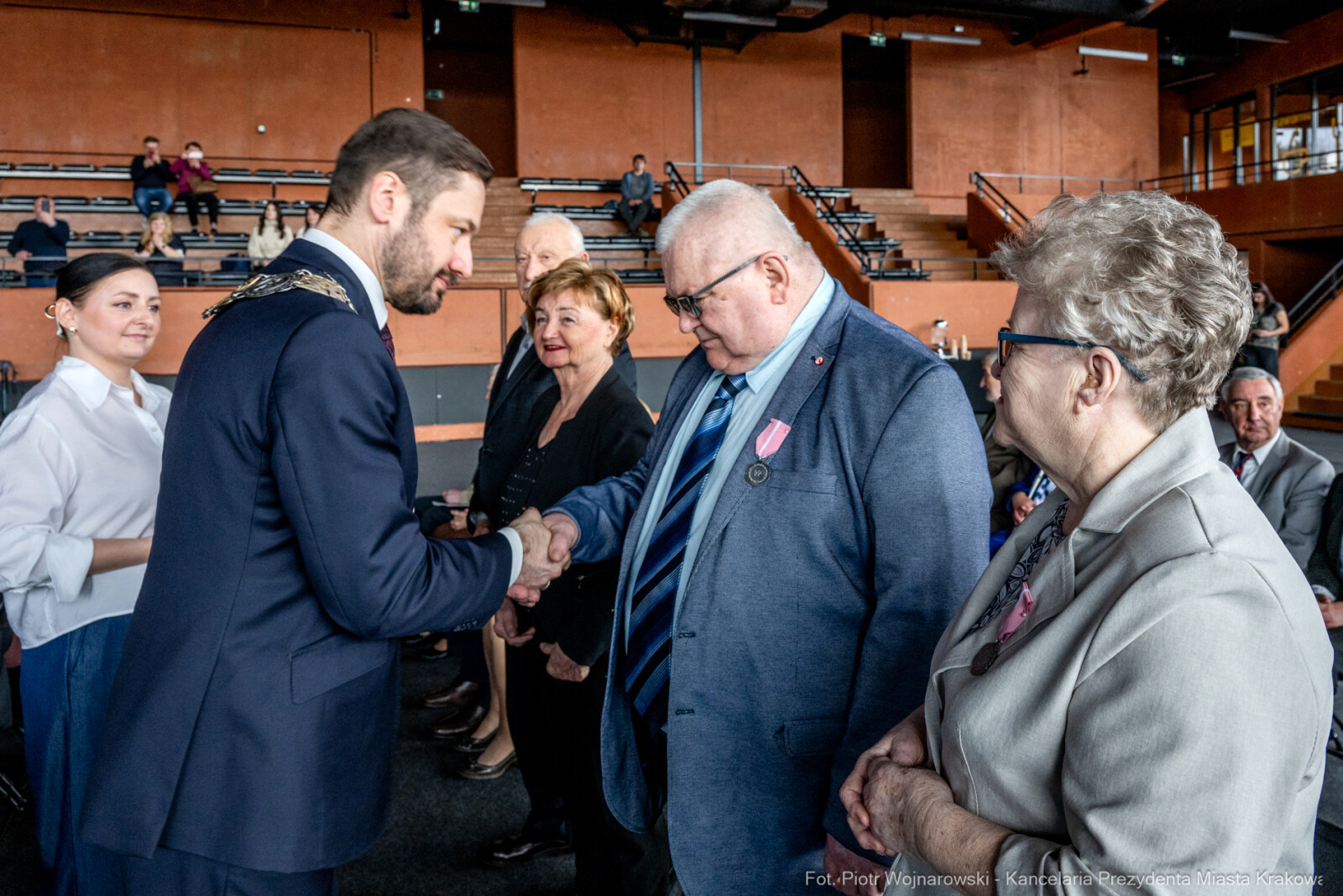 Miszalski, medale, seniorzy, Długoletnie Pożycie Małżeńskie, zdjęcia  Autor: Piotr Wojnarowski