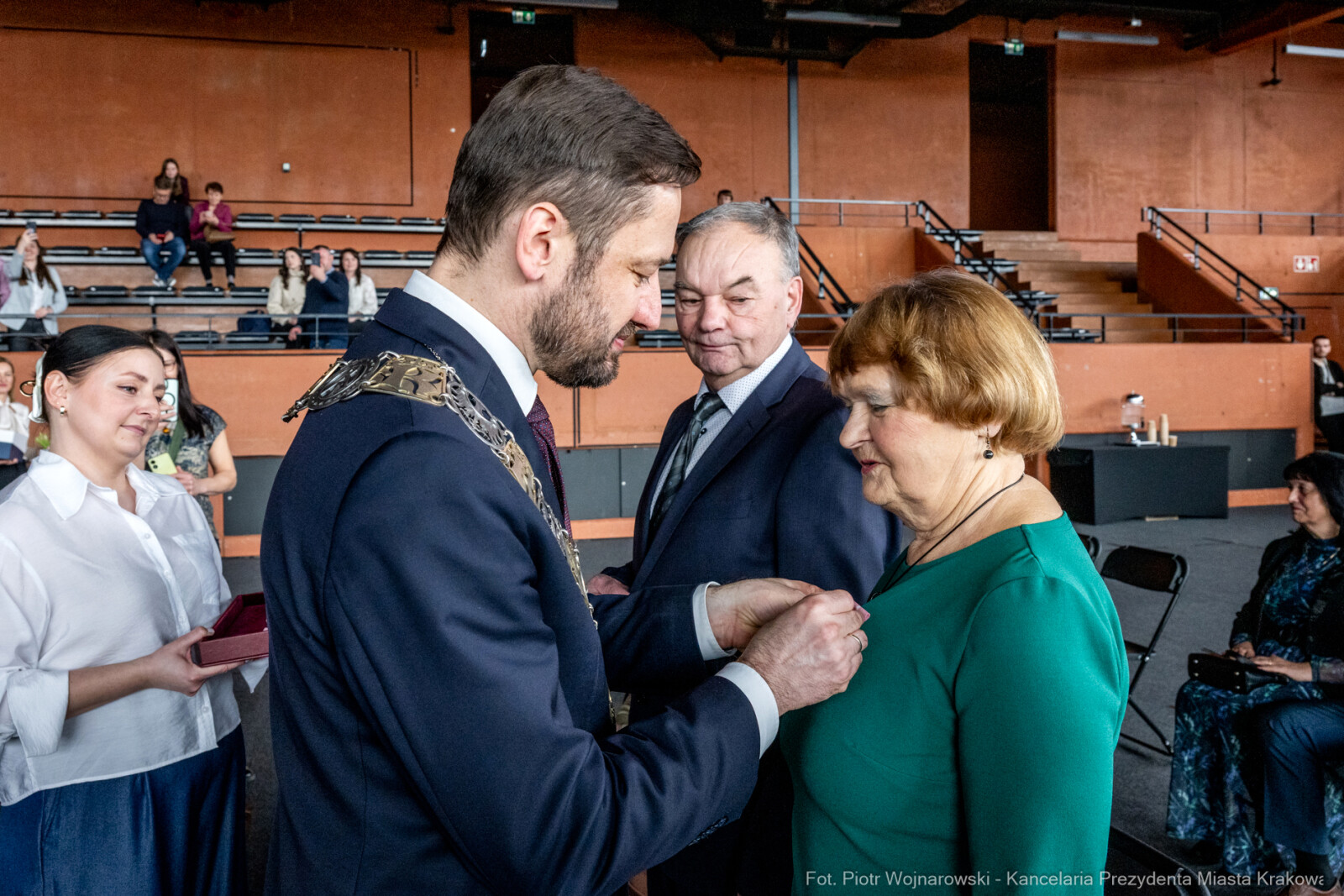 Miszalski, medale, seniorzy, Długoletnie Pożycie Małżeńskie, zdjęcia  Autor: Piotr Wojnarowski