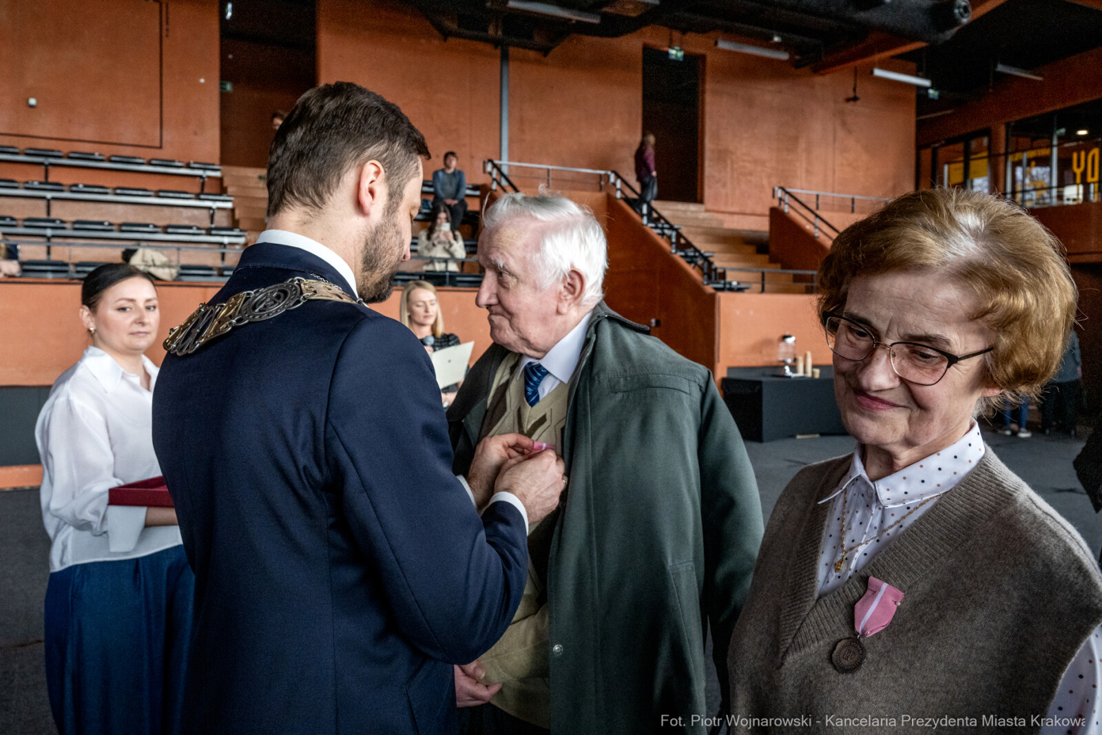 Miszalski, medale, seniorzy, Długoletnie Pożycie Małżeńskie, zdjęcia  Autor: Piotr Wojnarowski