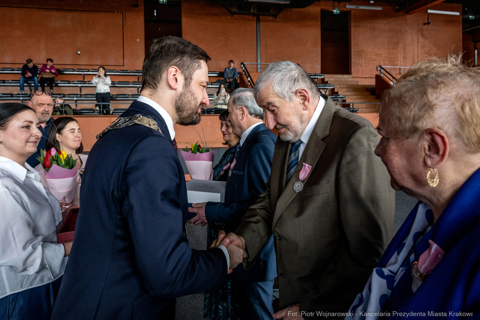 Miszalski, medale, seniorzy, Długoletnie Pożycie Małżeńskie, zdjęcia  Autor: Piotr Wojnarowski