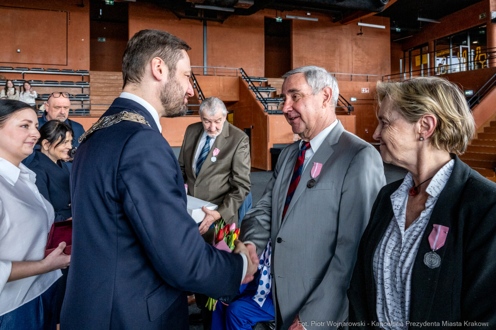 Miszalski, medale, seniorzy, Długoletnie Pożycie Małżeńskie, zdjęcia  Autor: Piotr Wojnarowski