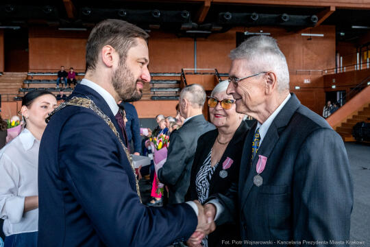 Miszalski, medale, seniorzy, Długoletnie Pożycie Małżeńskie, zdjęcia