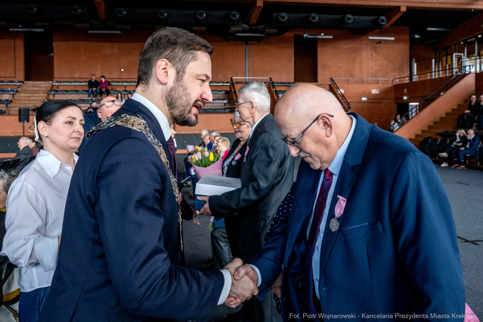 Miszalski, medale, seniorzy, Długoletnie Pożycie Małżeńskie, zdjęcia  Autor: Piotr Wojnarowski