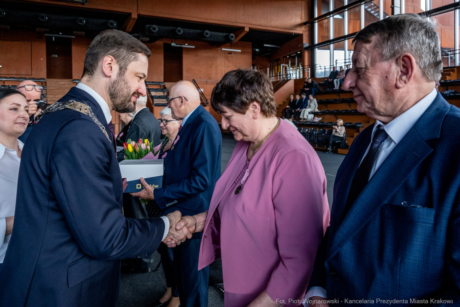 Miszalski, medale, seniorzy, Długoletnie Pożycie Małżeńskie, zdjęcia  Autor: Piotr Wojnarowski