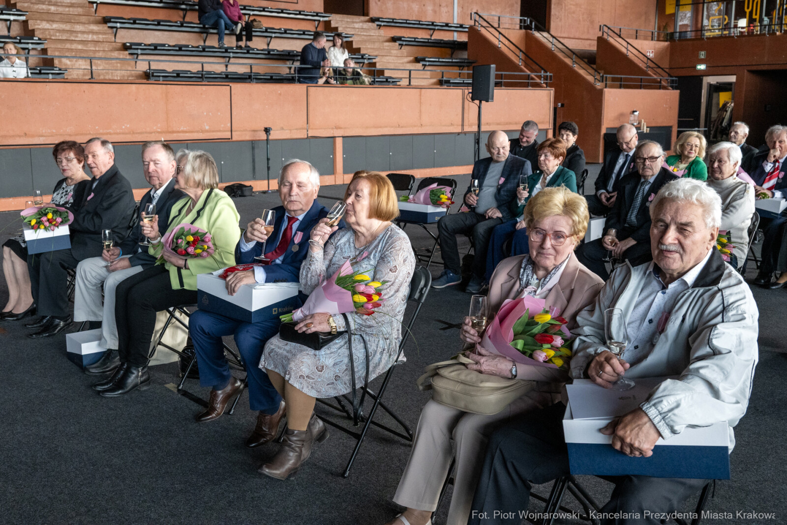 Miszalski, medale, seniorzy, Długoletnie Pożycie Małżeńskie, zdjęcia  Autor: Piotr Wojnarowski