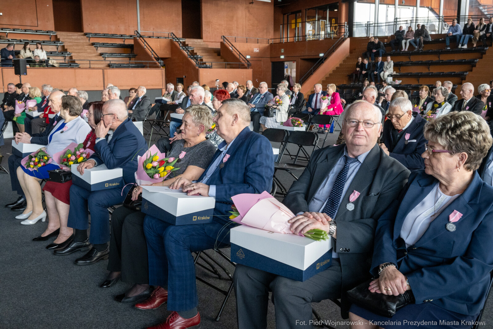 Miszalski, medale, seniorzy, Długoletnie Pożycie Małżeńskie, zdjęcia  Autor: Piotr Wojnarowski