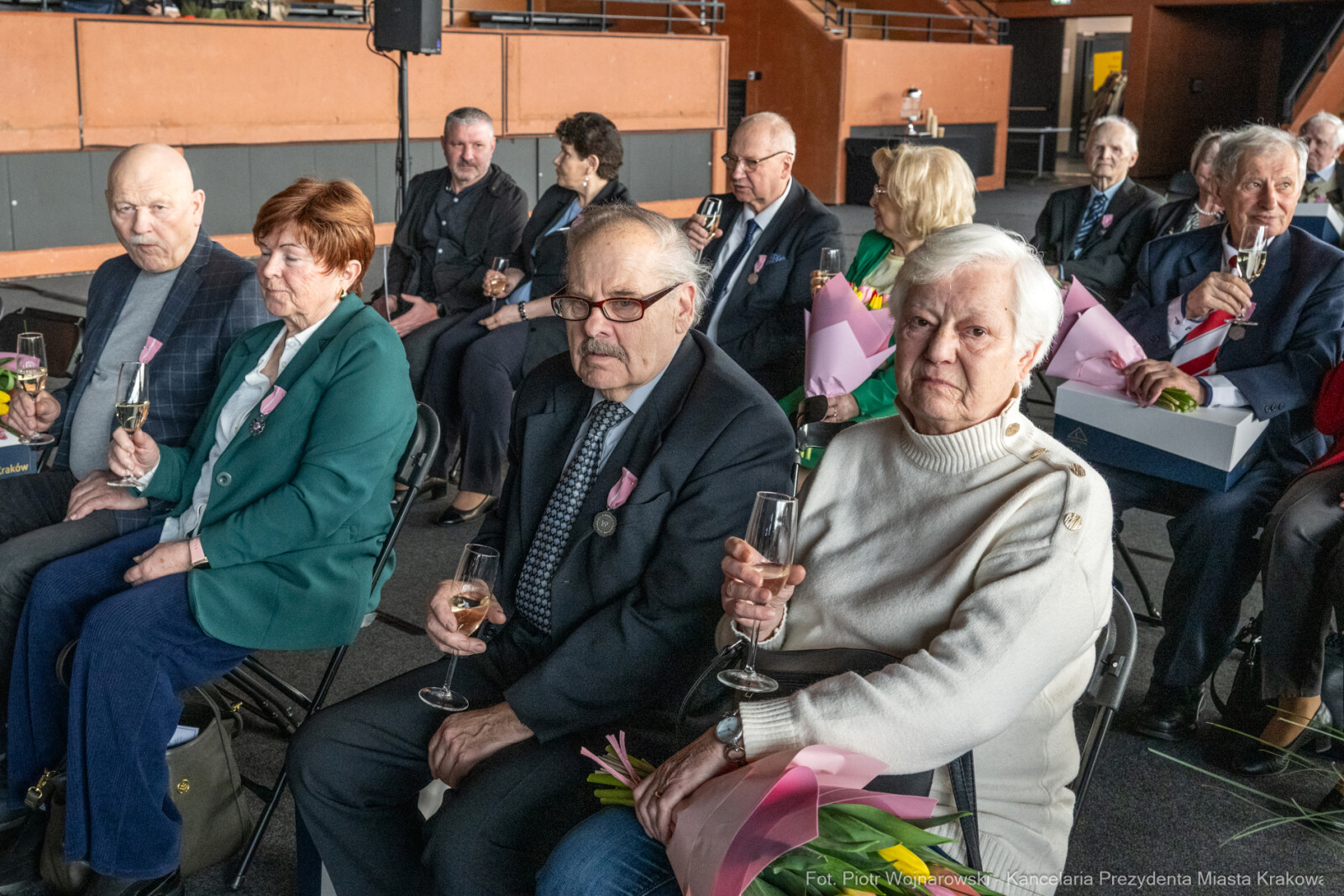 Miszalski, medale, seniorzy, Długoletnie Pożycie Małżeńskie, zdjęcia  Autor: Piotr Wojnarowski