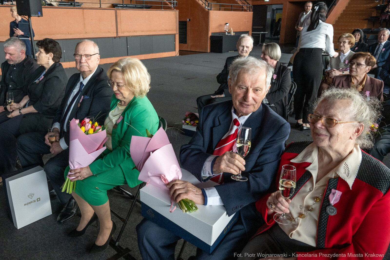 Miszalski, medale, seniorzy, Długoletnie Pożycie Małżeńskie, zdjęcia  Autor: Piotr Wojnarowski