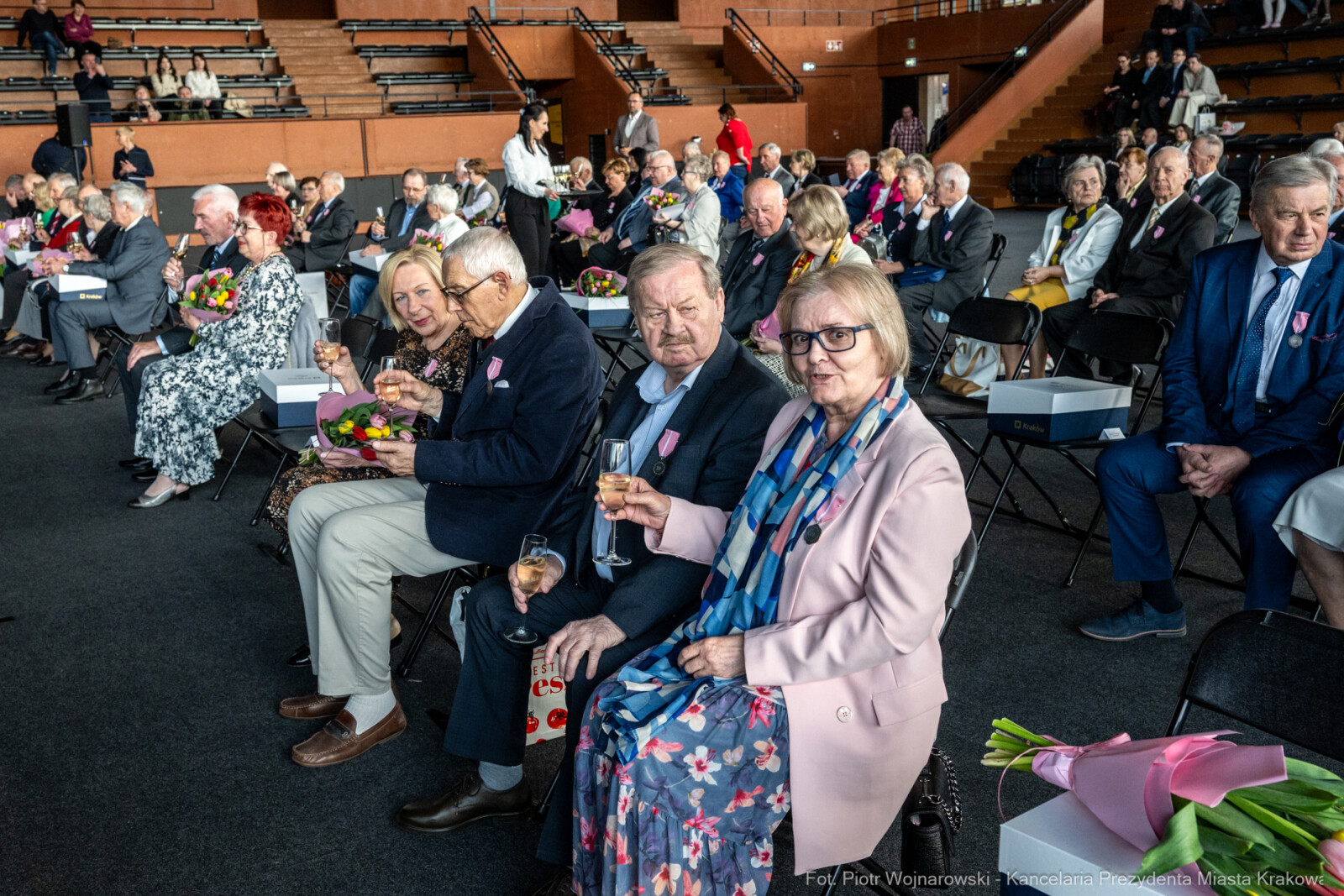 Miszalski, medale, seniorzy, Długoletnie Pożycie Małżeńskie, zdjęcia  Autor: Piotr Wojnarowski