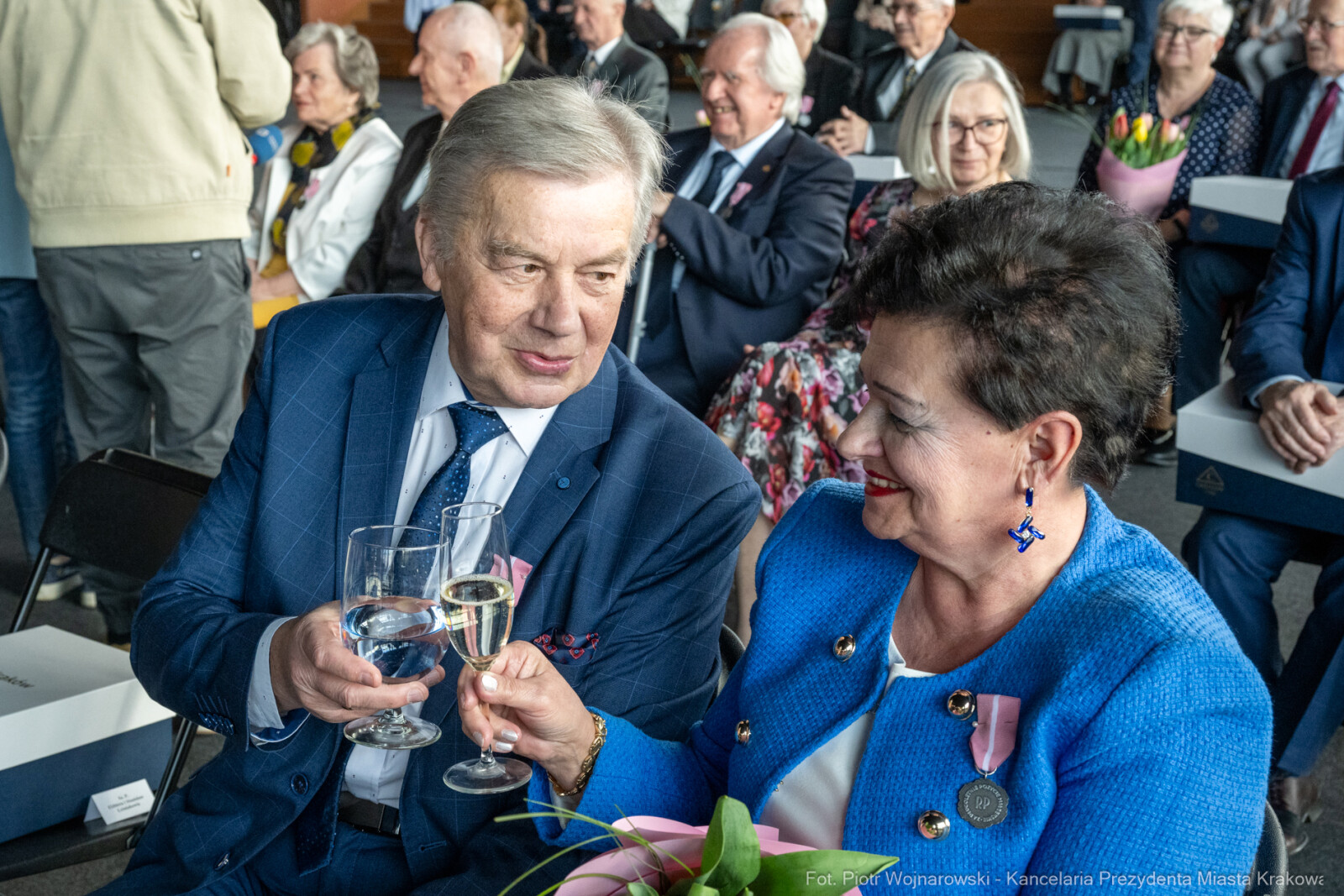 Miszalski, medale, seniorzy, Długoletnie Pożycie Małżeńskie, zdjęcia  Autor: Piotr Wojnarowski