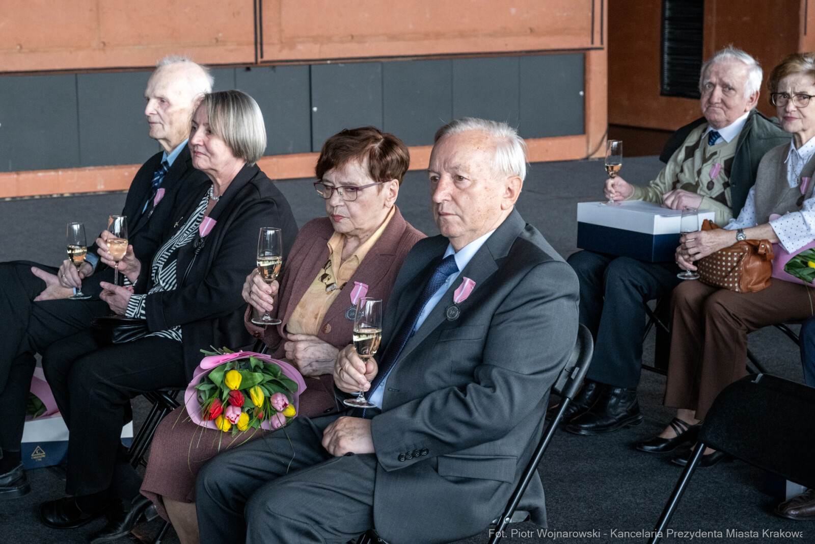 Miszalski, medale, seniorzy, Długoletnie Pożycie Małżeńskie, zdjęcia  Autor: Piotr Wojnarowski