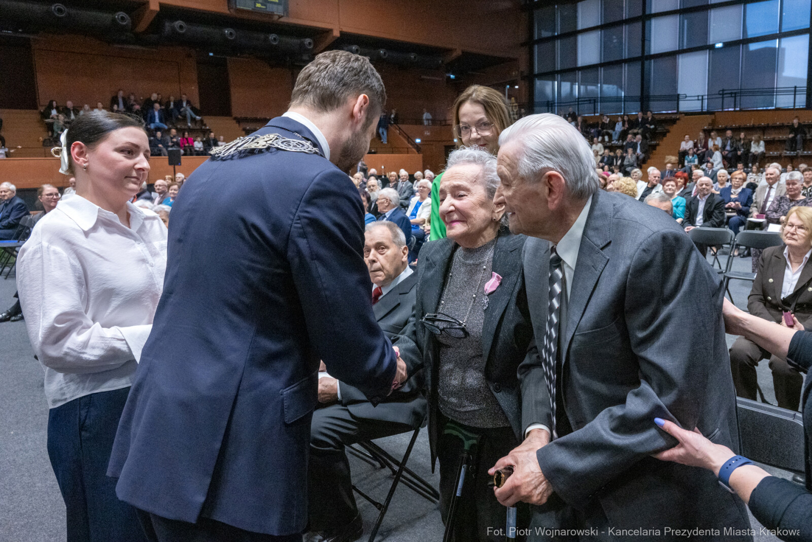 Miszalski, medale, seniorzy, Długoletnie Pożycie Małżeńskie, zdjęcia  Autor: Piotr Wojnarowski
