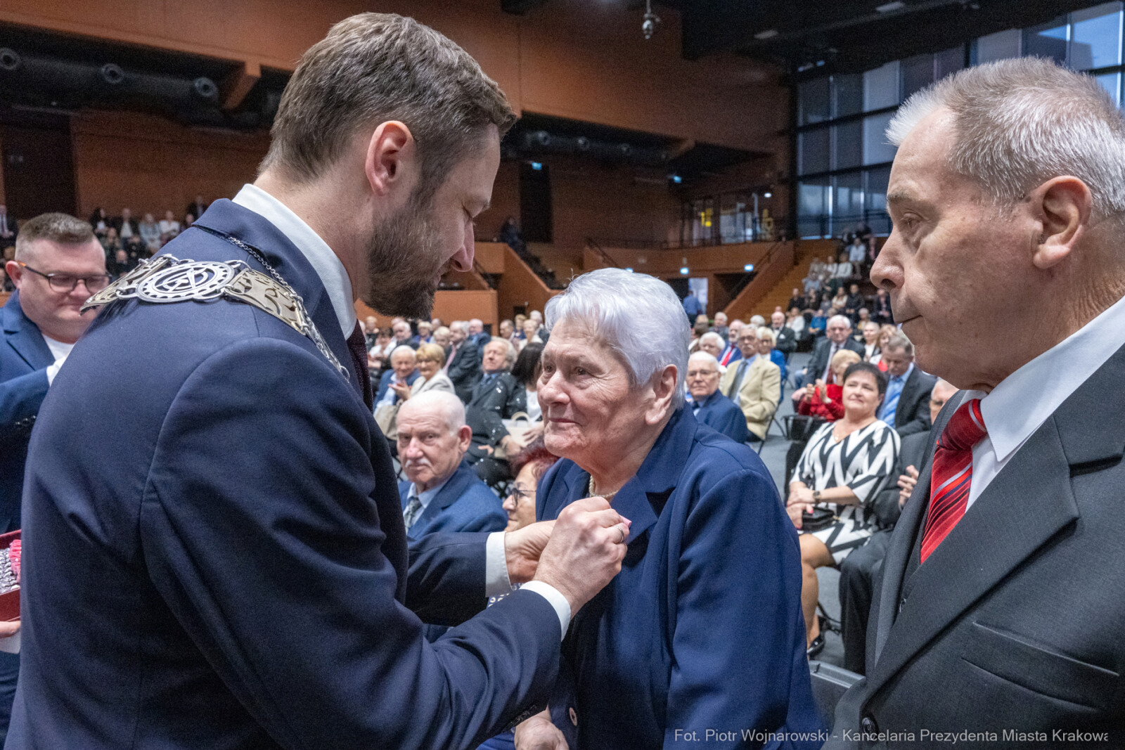 Miszalski, medale, seniorzy, Długoletnie Pożycie Małżeńskie, zdjęcia  Autor: Piotr Wojnarowski